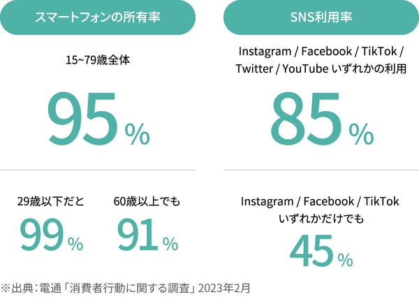電通 「消費者行動に関する調査」 