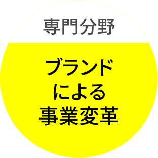 専門分野 ブランドによる事業変革