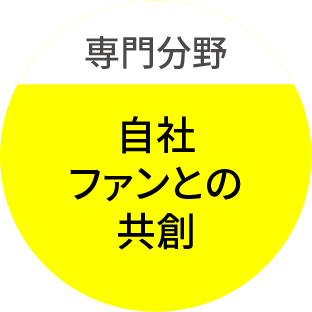 専門分野 自社ファンとの共創