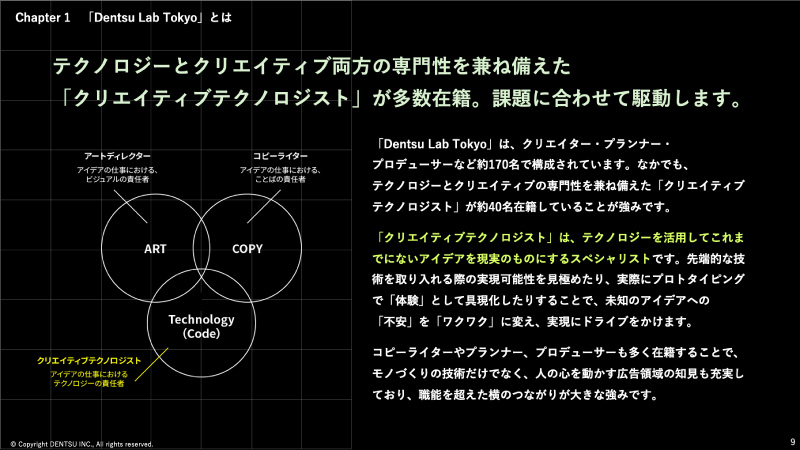 テクノロジードリブンの新しいブランド体験を、コンセプトから実装まで伴走する﻿「Dentsu Lab Tokyo」