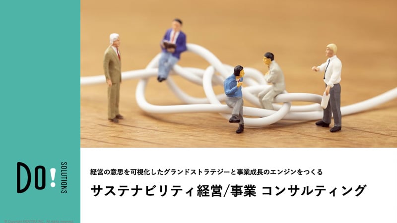 経営の意思を可視化したグランドストラテジーと事業成長のエンジンをつくる サステナビリティ経営/事業 コンサルティング